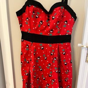 Minnie Mouse cherries dress